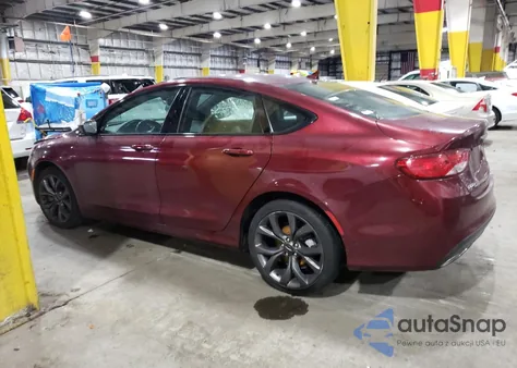 2015 Chrysler 200 S z USA, uszkodzony, nr VIN 1C3CCCDG1FN584244